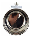 Lixit 676 Light Gray-Colored Stainless Steel Pet Crock Feeder, 20 oz. Capacity