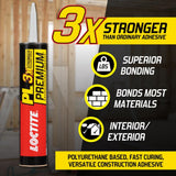 PL Premium 10 fl. oz. Polyurethane Construction Adhesive