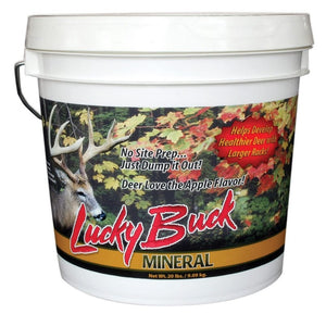 Lucky Buck LBM20 Apple Flavored Deer Mineral Supplement Year-Round 20 lb.