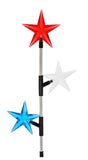 Lux-Landscape SLR2018AS 4 Lumens Solar-Powered Patriotic Stars Light, 31.50 in.
