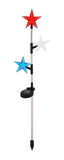 Lux-Landscape SLR2018AS 4 Lumens Solar-Powered Patriotic Stars Light, 31.50 in.