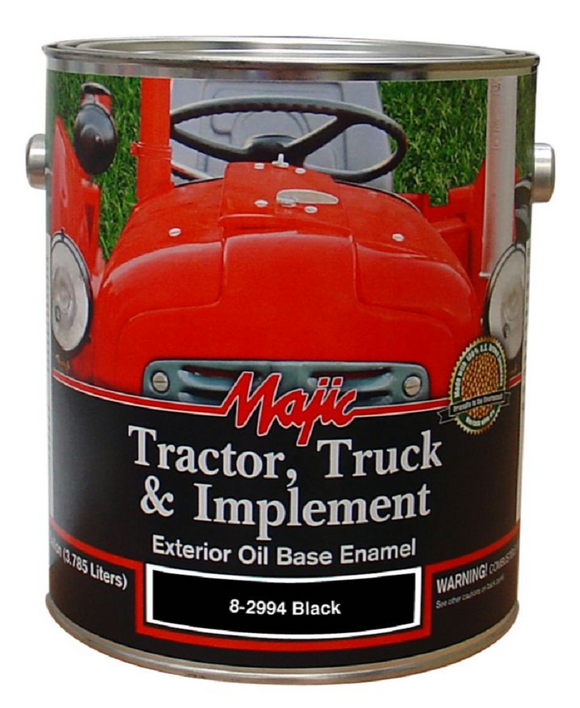 Majic 8-2994-1 1-Gallon Gloss Black Tractor Truck & Implement Enamel Paint