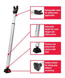Master Lock 265DCCSEN Adjustable Dual Function Door Security Bar