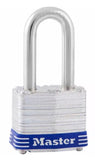 Master Lock Laminated Steel 40 mm (1-9/16 in) Padlock with Key, 38 mm (1-1/2 in) shackle