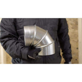 6 in. 90 Deg. Round Adjustable Elbow