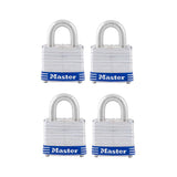 3008D Outdoor Padlock with Key Keyed-Alike (4-Pack)