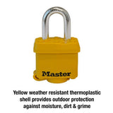 Outdoor Padlock with Key, 1-3/4 in. Wide