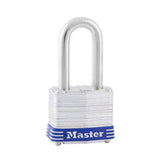 Outdoor Padlock with Key, 1-9/16 in. Wide, 1-1/2 in. Shackle