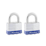 Outdoor Padlock with Key, 1-9/16 in. Wide, 2 Pack