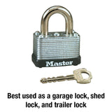 Lock with Key, 1-1/2in. Wide