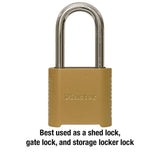 Outdoor Combination Lock, 2 in. Shackle, Resettable