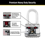 Heavy Duty Outdoor Padlock with Key, 1-3/4 in. Wide, 1-1/2 in. Shackle