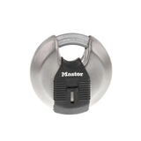 Heavy Duty Outdoor Shrouded Padlock with Key, 3-1/8 in. Wide