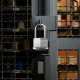 Heavy Duty Outdoor Padlock with Key, 2 in. Wide, 1-1/2 in. Shackle, 2 Pack