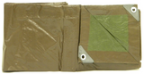 JobSmart MDBG1012 10 ft. x 12 ft. Poly Tarp Reversible, Brown/Green, Medium Duty