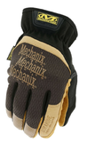 Mechanix Wear LFF-75-010 Durahide Leather FastFit Work Gloves, Black, Large