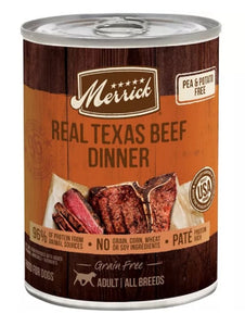 Merrick Grain Free Real Texas Beef Dinner Wet Dog Food 1 Can - 12.7 oz.