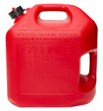 Midwest Can 5610 Gasoline Can Fuel Container Jug with Spout 5 gallon Capacity, Red