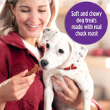Milk-Bone 7910072094 25 oz. Soft & Chewy Beef & Filet Mignon Flavor Dog Treats