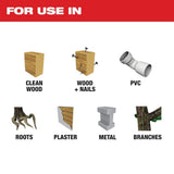 M12 12-Volt Lithium-Ion HACKZALL Cordless Reciprocating Saw Kit with One 1.5Ah Batteries, Charger and Tool Bag