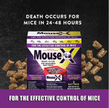 MouseX 620109 4 Pack Ready to Use Bait Trays for Mice and Rats