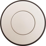 Tecmark MPT-01010-3428D Air Button, Low Profile, 1-1/4 Hole Size, White