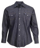 Wrangler MS721SL Men's Cowboy Cut Western Firm Finish Work Shirt Medium