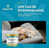 NaturVet 79903640 Quiet Moments Calming 60 Counts Cat Aid Chews Plus Melatonin