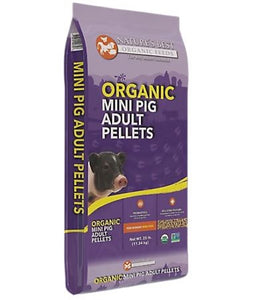 Nature's Best Organic BM0790P 16% Protein Pellet Adult Mini Pig Feed in 25 lbs.