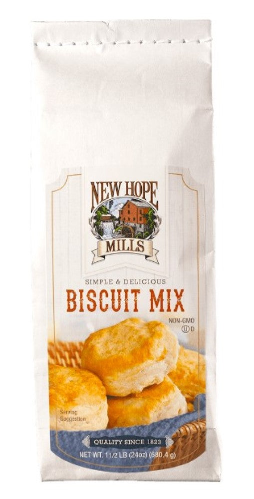 New Hope Mills FINNHBIS615LB Simple And Delicious Biscuit Mix 24oz Bag Pack of 1