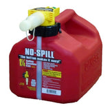 No-Spill 1415 1.25 gal. Poly Gas Can, Red