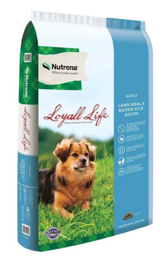 Nutrena Loyall Life Adult Lamb and Brown Rice Recipe Dry Dog Food - 40 lb.