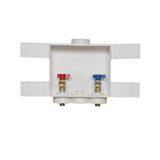 Quadtro 2 in. Copper Sweat Connection Washing Machine Outlet Box with 1/4 Turn Brass Screw-On Ball Valves