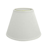 13 in. x 9.5 in. Off White Hardback Empire Lamp Shade