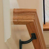 2-1/4 in. x 3-1/2 in. Old World Roma Copper Wall Rail Mounting Bracket