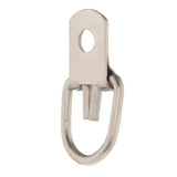 30 lb. Zinc-Plated Narrow D-Ring Hangers with Screws (3-Pack)