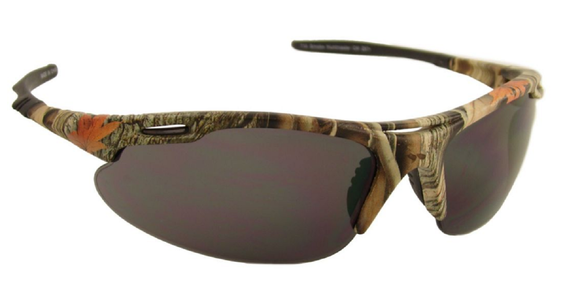 Optic Edge 71609 Huntmaster Safety Glasses, Camouflage Smoke