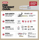 Oregon B70-21 Power Cut Full Chisel Chainsaw Chain - 20 in. 70 Drive Link