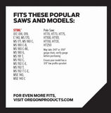 Oregon R55-21 AdvanceCut Chainsaw Chain, 16 in. 55 Link, Fits Stihl models