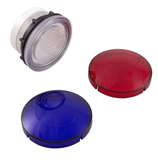 O'Ryan 10000BB00000 Red & Blue Reflector Light Lens Kit, 2-1/2"hs,3-1/4"fd