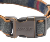 Carhartt Nylon Duck Blanket Stripe Dog Collar, S/M