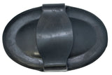 Partrade 244170 Junior Hard Rubber Curry Horse Comb, Black