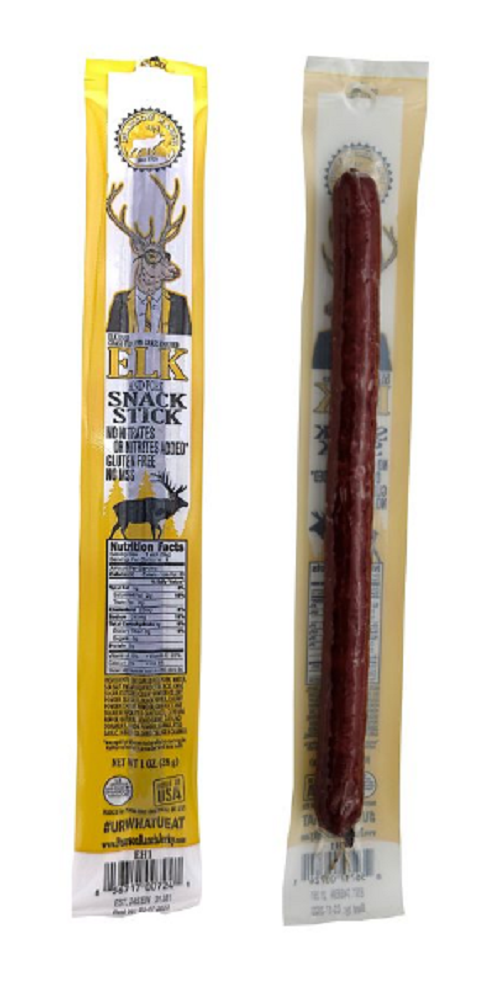 Pearson Ranch Jerky EH1-C -CAD Elk Hickory Snack Stick, 1-Pc