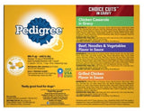 Pedigree Adult Chicken, Beef, Pasta, and Vegetables in Gravy Wet Dog, 18 Pouch