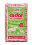 PetsPick 130021 Dust Free, Absorbent & Odor Control 24L Small Pet Cedar Bedding