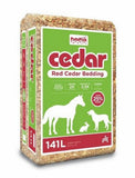 PetsPick 150029 Small Pet Supplies 141L Red Cedar Bedding, Dust-Free, Absorbent