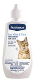 PetArmor 2815 Ear Mite and Tick Treatment for Cat or Kitten - 3 oz.