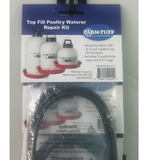 Farm-Tuff PG04-KIT Top Fill Poultry Waterer Repair Kit with Caps and O-Rings