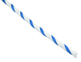 Phoenix Rope & Cordage PPR34300BW Polypropylene  3/4"dia White Blue Strand 300ft