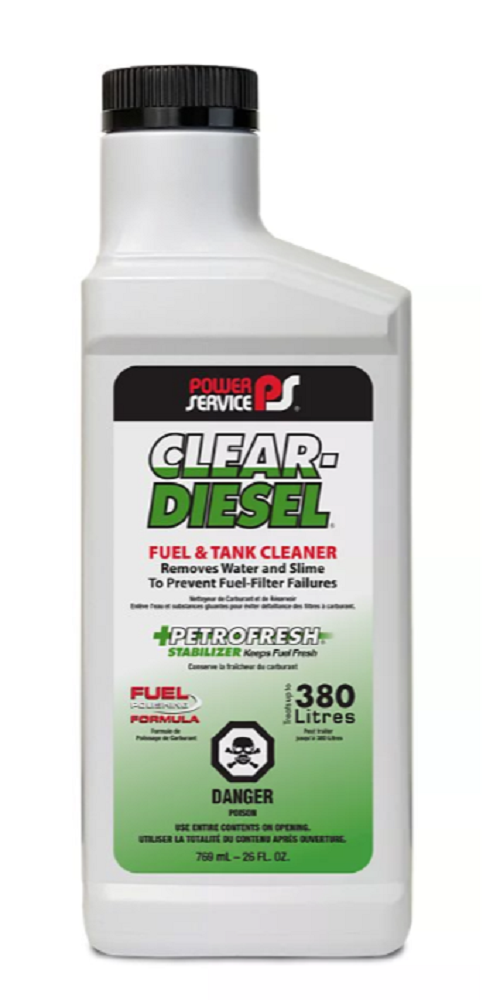 Power Service 9226 Clear Diesel Fuel and Tank Cleaner, 26 oz.